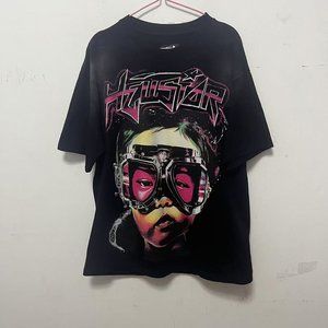 Hellstar Pink Goggles Black T-Shirt